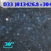 D33 J013426.8+304522.0