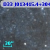 D33 J013415.4+304452.8