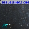 D33 J013406.2+303031.3