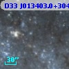 D33 J013403.0+304727.9
