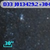 D33 J013429.2+304015.9