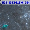 D33 J013416.0+304644.0