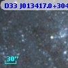 D33 J013417.0+304640.2