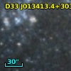 D33 J013413.4+303317.7