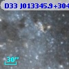 D33 J013345.9+304421.4