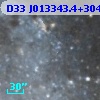 D33 J013343.4+304356.5