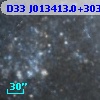 D33 J013413.0+303426.7