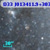 D33 J013411.9+303628.0