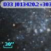 D33 J013420.2+303400.7