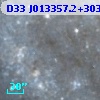 D33 J013357.2+303631.4