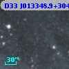 D33 J013348.9+304823.0