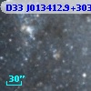 D33 J013412.9+303639.3