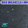 D33 J013422.3+304116.2