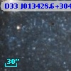 D33 J013428.6+304522.2