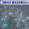 2MASS J01334555+3033001