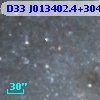 D33 J013402.4+304353.1
