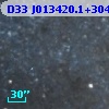 D33 J013420.1+304436.9