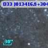 D33 J013416.8+304500.5