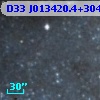 D33 J013420.4+304719.9