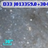 D33 J013359.0+304233.8