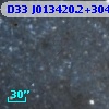 D33 J013420.2+304503.2