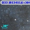 D33 J013415.6+304411.9