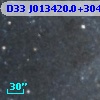 D33 J013420.0+304302.3