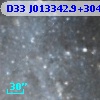 D33 J013342.9+304305.5