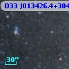 D33 J013426.4+304033.3