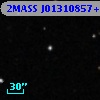 2MASS J01310857+3008229
