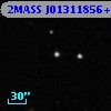 2MASS J01311856+3007277