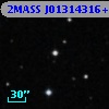 2MASS J01314316+3013200