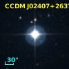 CCDM J02407+2637AB