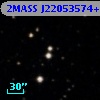 2MASS J22053574+3113131