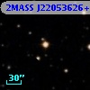 2MASS J22053626+3116511