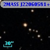 2MASS J22060581+3129338