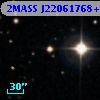 2MASS J22061768+3107105