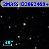 2MASS J22062489+3113334