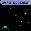 2MASS J22062925+3113221