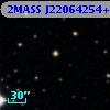 2MASS J22064254+3147448
