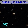 2MASS J22064525+3046154