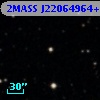 2MASS J22064964+3058458