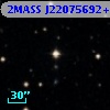 2MASS J22075692+3051220