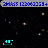 2MASS J22082259+3137271