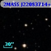2MASS J22083714+3127545