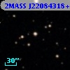 2MASS J22084318+3102517