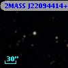 2MASS J22094414+3200476