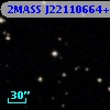 2MASS J22110664+3146578