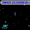 2MASS J22343828+3435564