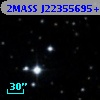 2MASS J22355695+3416292